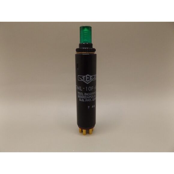 Vintage TEC TML-10F-A Tube Minneapolis Electronic Component Green Cap - Picture 1 of 4